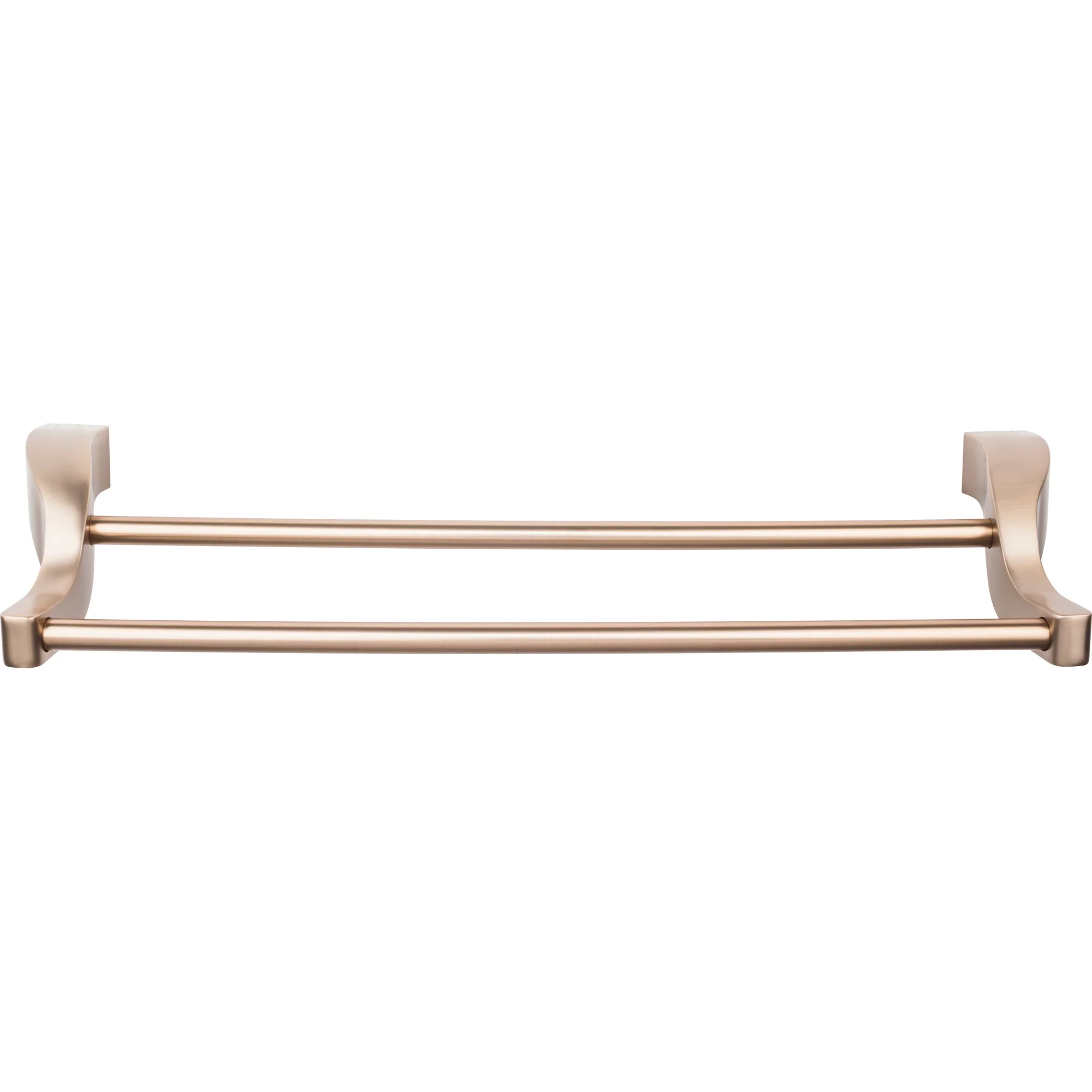 Top Knobs Aqua Bath Towel Rod, Brushed Bronze, 30″
