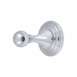 Deltana Robe Hook Classic 98C Series, Chrome, Single