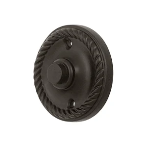 Deltana Bell Button Round 2-1/3″ Diameter Oil Rubbed Bronze Rope Style