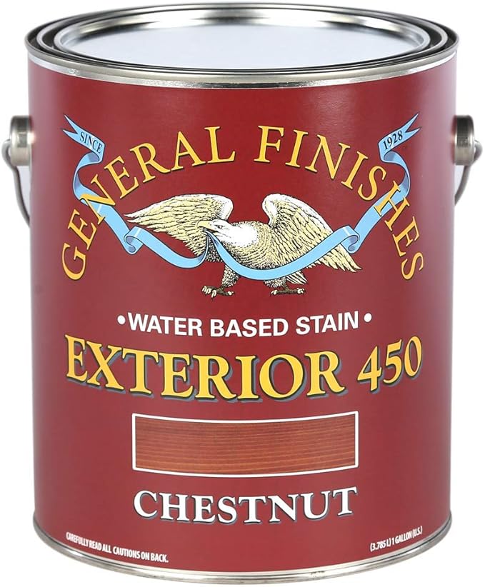 General Finishes Exterior 450 Stains, Chestnut, Gallon