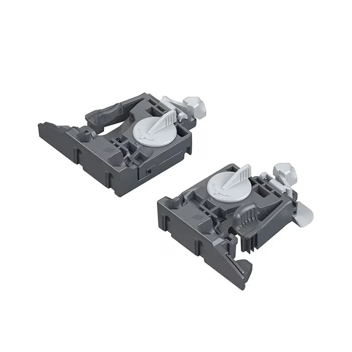 Hettich Front Fixing Clip Set For Quadro Slides Top Mount, 5/8″