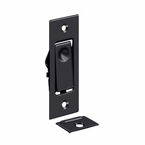 Deltana Pocket Door Bolts Jamb Bolt, Black