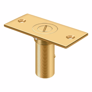 Deltana Dust Proof Strike With Safety Lock, PVD