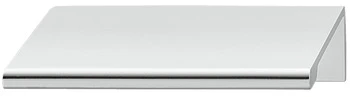 Minimalist Collection Finger Pull, Silver, 50 mm Center-to-Center