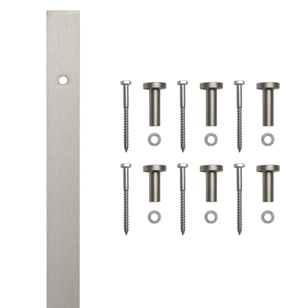 Bifold Mini Barn Door Hardware Kit With Track, 72″