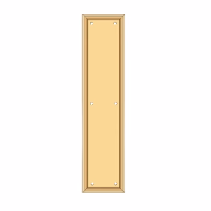Deltana Framed Push Plate Heavy Duty
