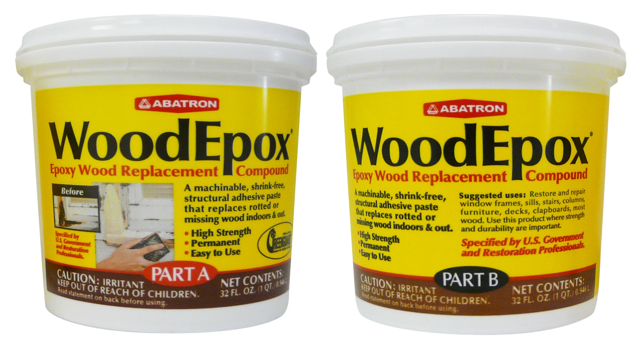 Abatron Woodepox Kit, Quart
