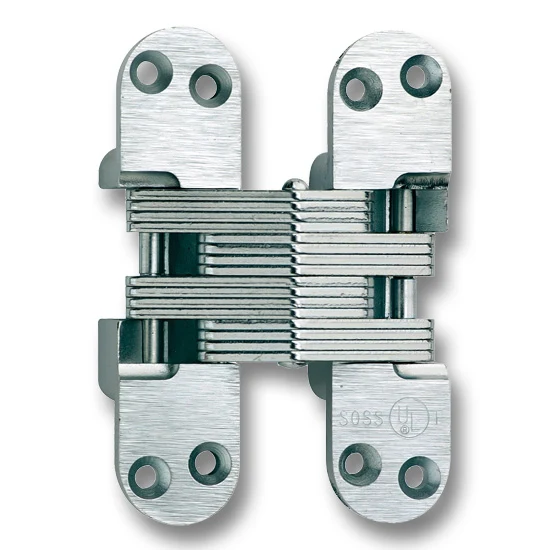 SOSS Hinge 418 4-5/8" Over All Height, Bright Stainless Steel
