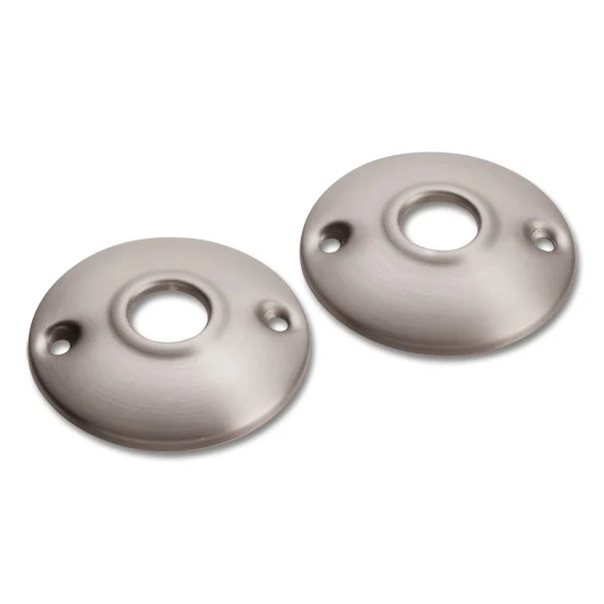 Rosettes Set – 2 Pack – Satin Nickel
