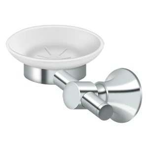 Deltana Soap Holder Dish/Glass 88 Series, Chrome