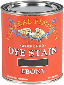 General Finishes Dye Stains, Ebony, Quart