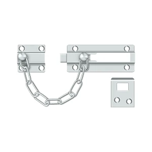 Deltana Door Guard Chain Doorbolt, Chrome