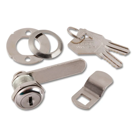 Cabinet & Drawer Cam Lock, 1/2″ Max Thickneess, Keyed Alike #604, Chrome