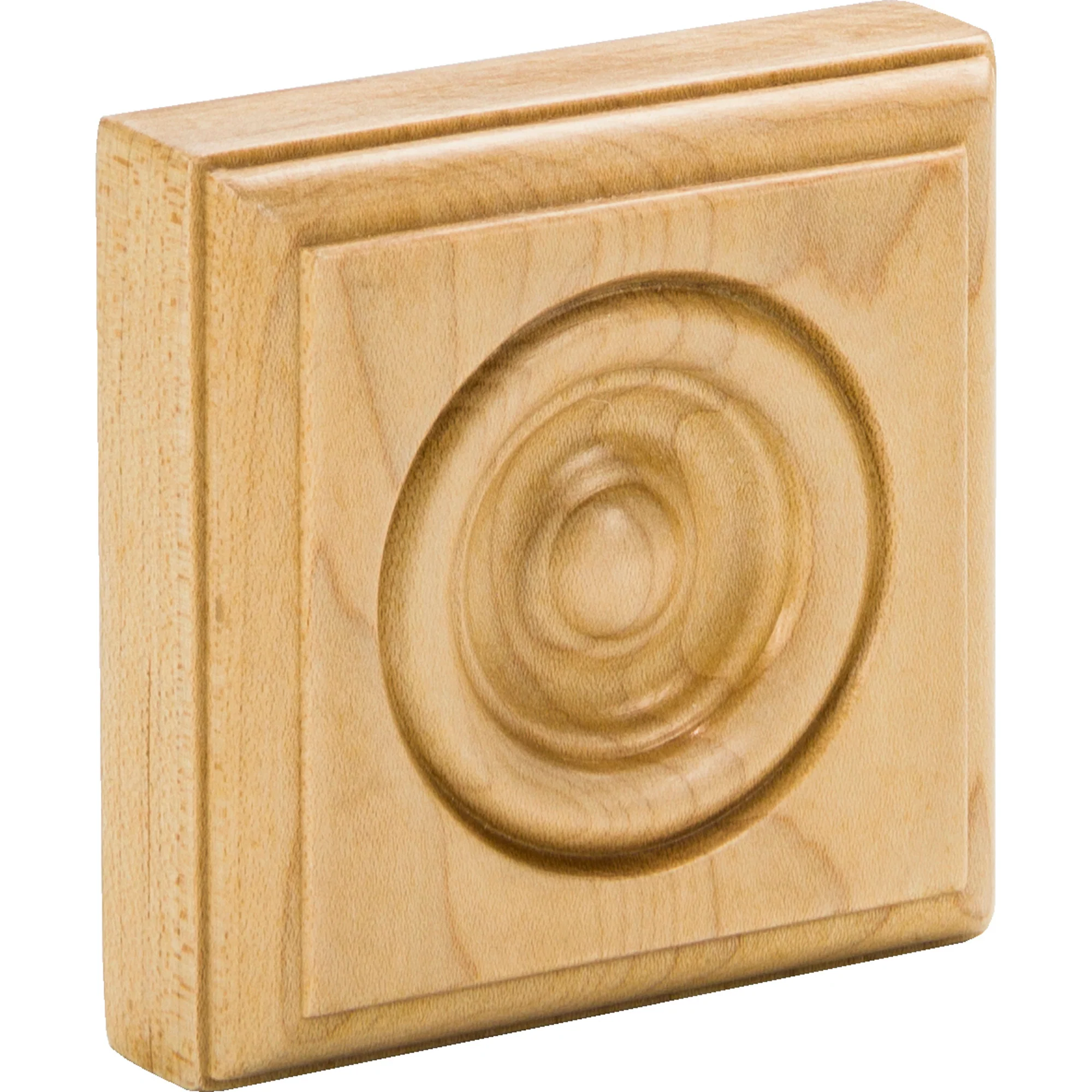 Hardware Resources Bead Edge Traditional Rosette Soft Maple 3″ Length
