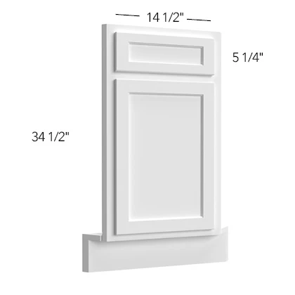 Corner Sink Front 17 W X 34-1/2 H- Metro Series by Fabuwood