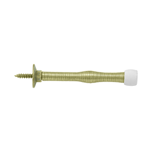 Deltana 3″ Baseboard Door Bumper Solid Brass, Polished Brass
