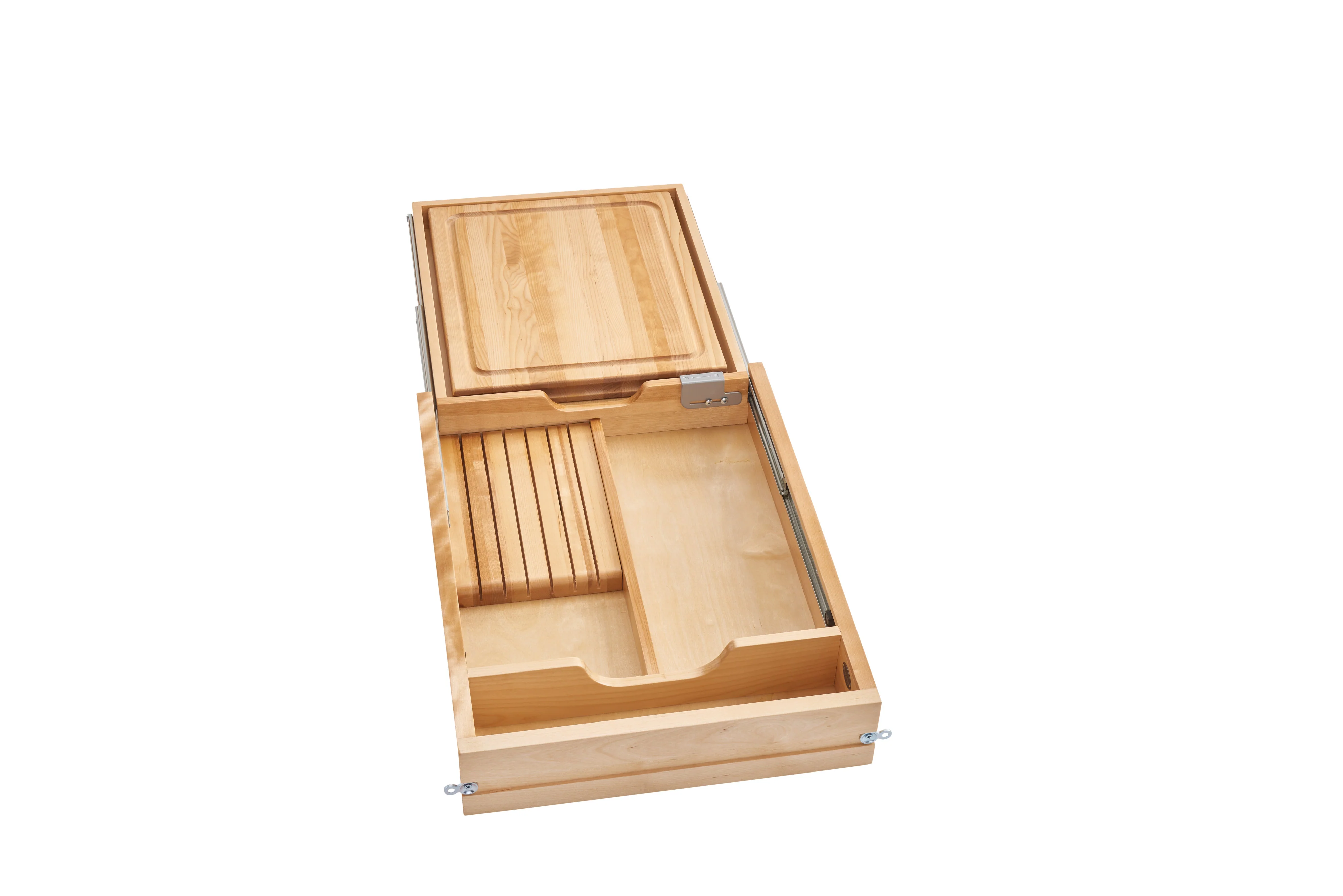 Rev-a-shelf Maple Knife/Cutting Board Drawer Full Access
