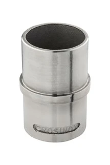 Tubing Splice for 1-1/2″ Tubing Polished Stainless Steel