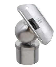 Adjustable Saddle for 1-1/2″ Tubing Satin Stainless Steel