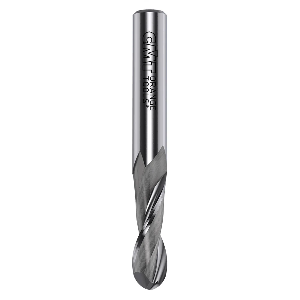 Solid Carbide Upcut Ball Nose Spiral Bit