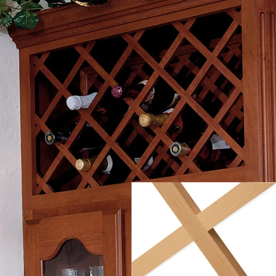 Squared Wine Rack Panels, 17″ x 29″