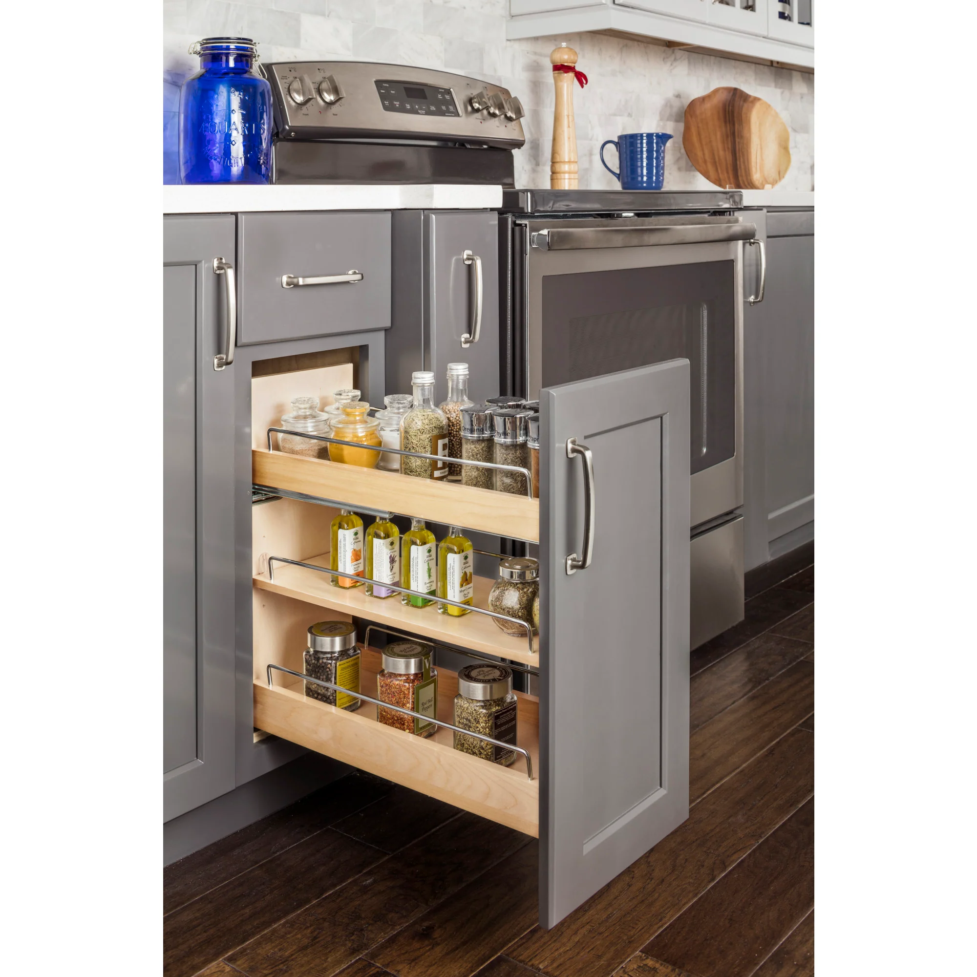 Hardware Resources "No Wiggle" Soft-Close Under Drawer Base Pullout