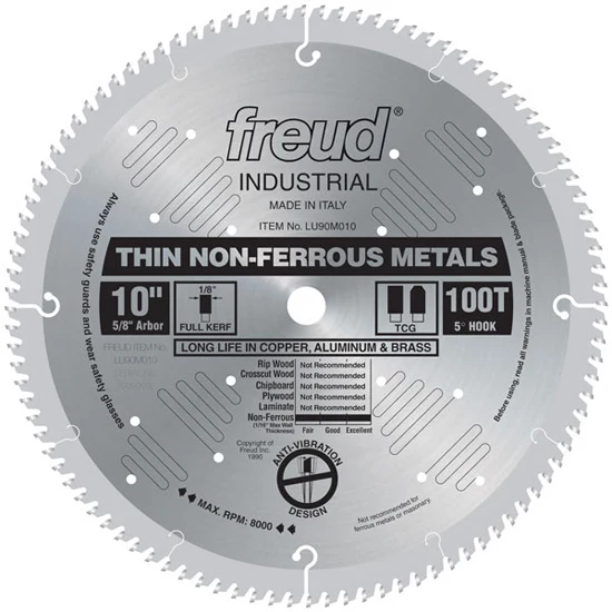 Freud Thin Stock Non-Ferrous Metal Blades