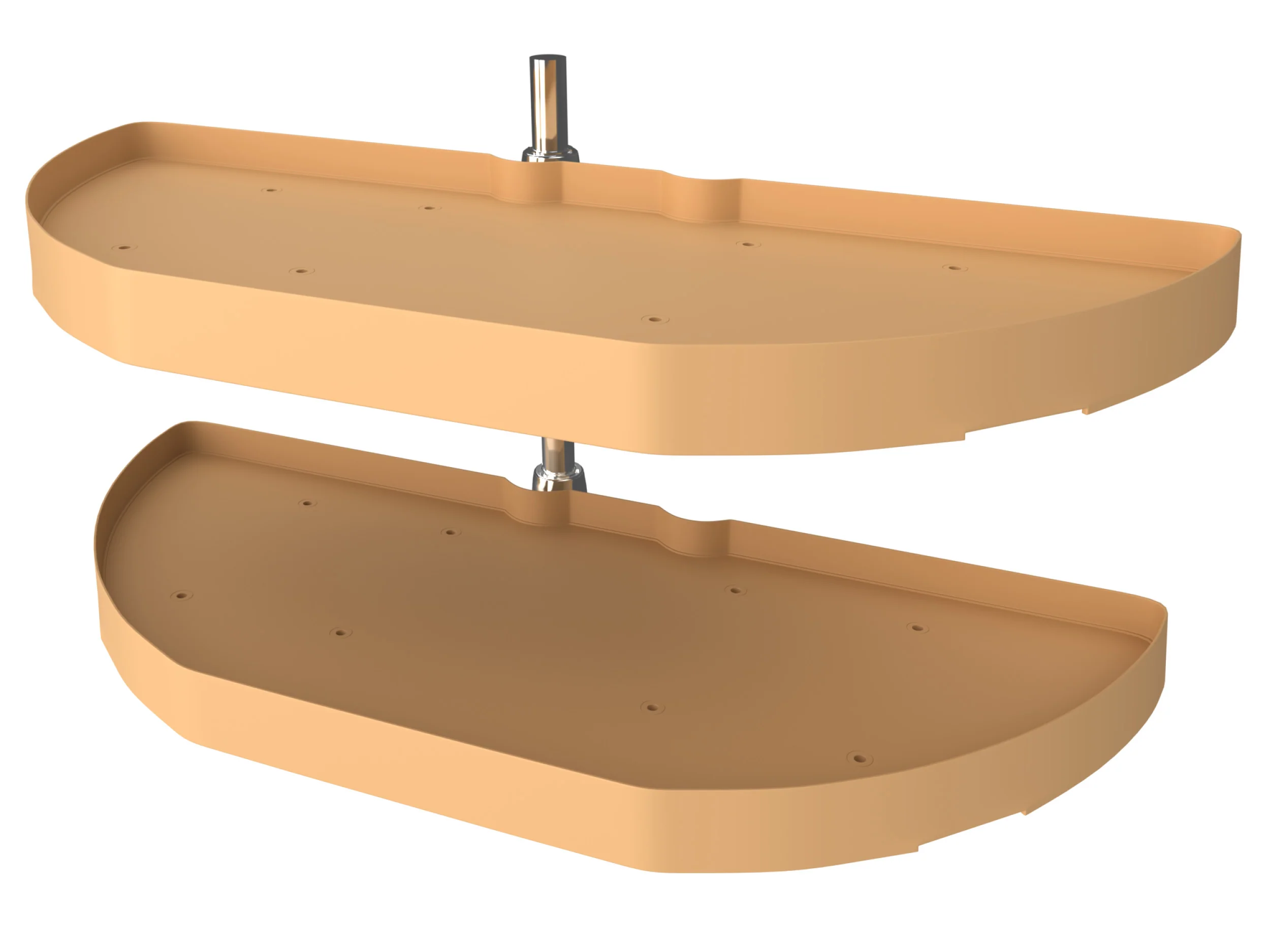 Rev-a-shelf Half Moon 2-Shelf Lazy Susan Set, 31″