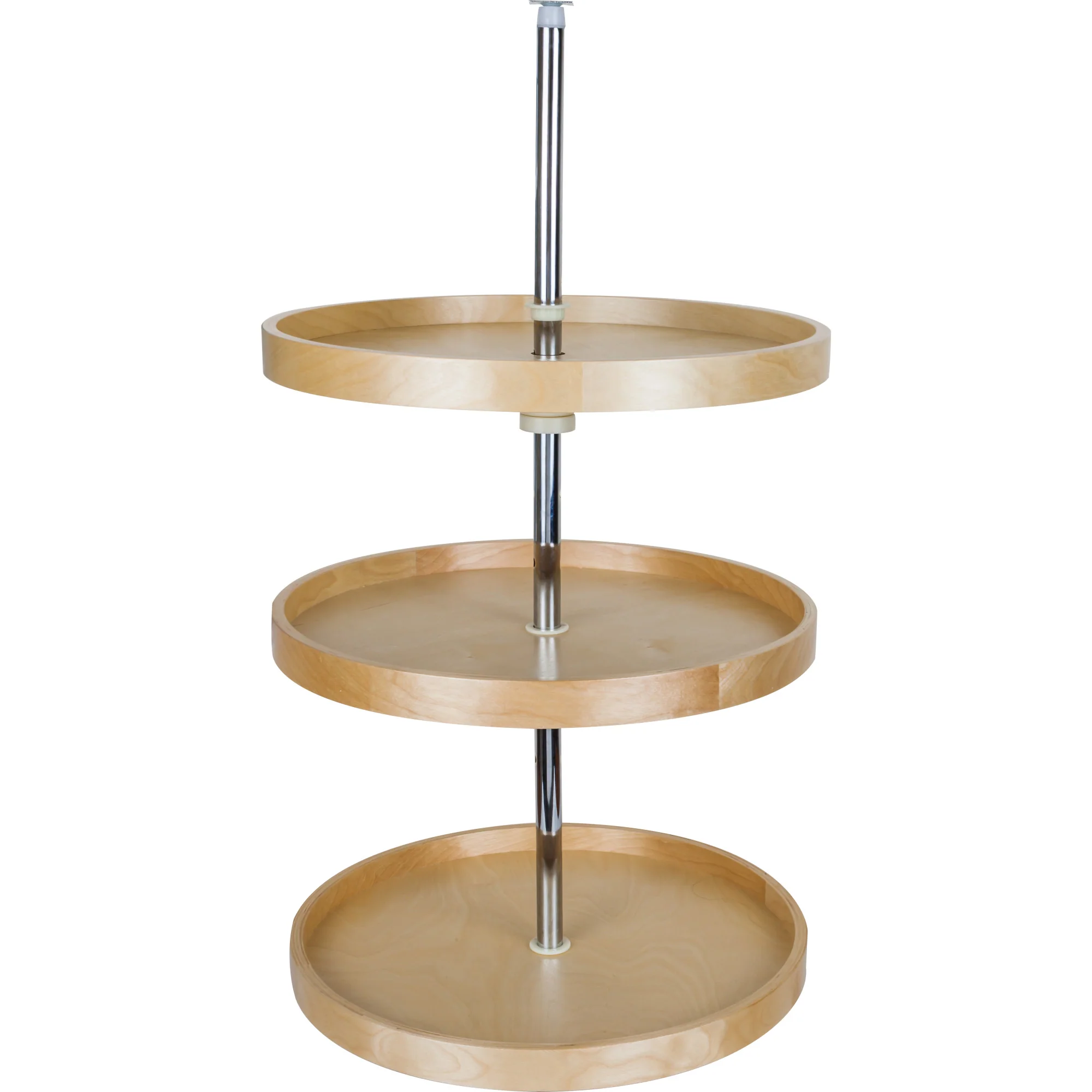 Hardware Resources Round Three-Shelf Banded Lazy Susan