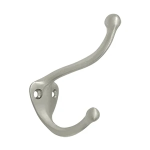 Deltana Coat Hat Hook, Satin Nickel
