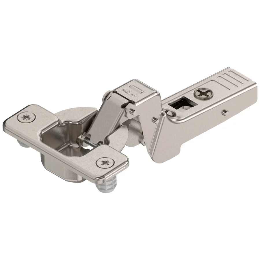 Blum Clip Top 95 Degree Thick Door Hinge Steel, Full-Cranked, Press-In, Self-Closing