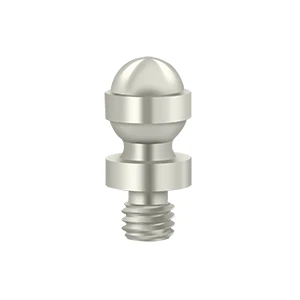 Deltana Acorn Tip Polished Nickel 1/2″ Height