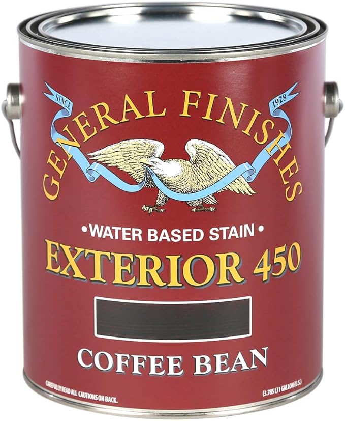 General Finishes Exterior 450 Stains, Coffee Bean, Gallon