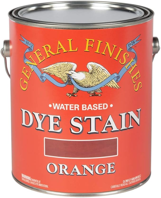 General Finishes Dye Stains, Orange, Gallon