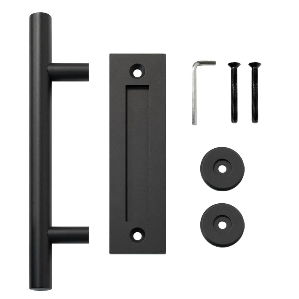 Handle Bar Pull And Flush Pull, Black