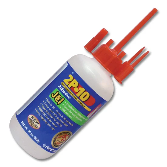 Fast Cap 2P10 Adhesive, Jel, 10 oz