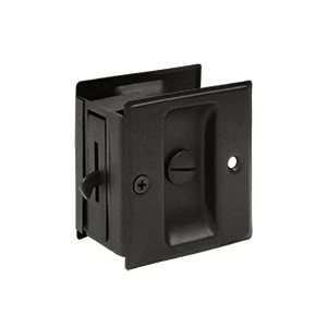 Deltana Pocket Locks 2-1/2″ x 2-3/4″ Privacy Door, Oil Rubbed Bronze
