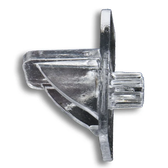 Shelf Support 1/4″Dia Shank, Clear, Multiples of 100