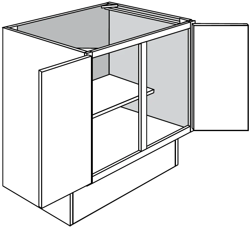 ADA Base Full Height Door 36 W X 32-1/2 H X 24 D - Dover by JSI