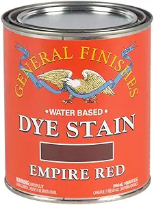 General Finishes Dye Stains, Empire Red, Quart