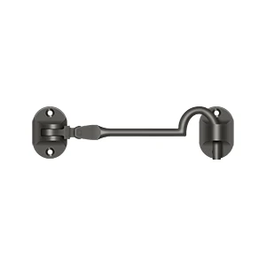 Deltana Cabin Hooks British Style, Oil Rubbed Bronze, 4″