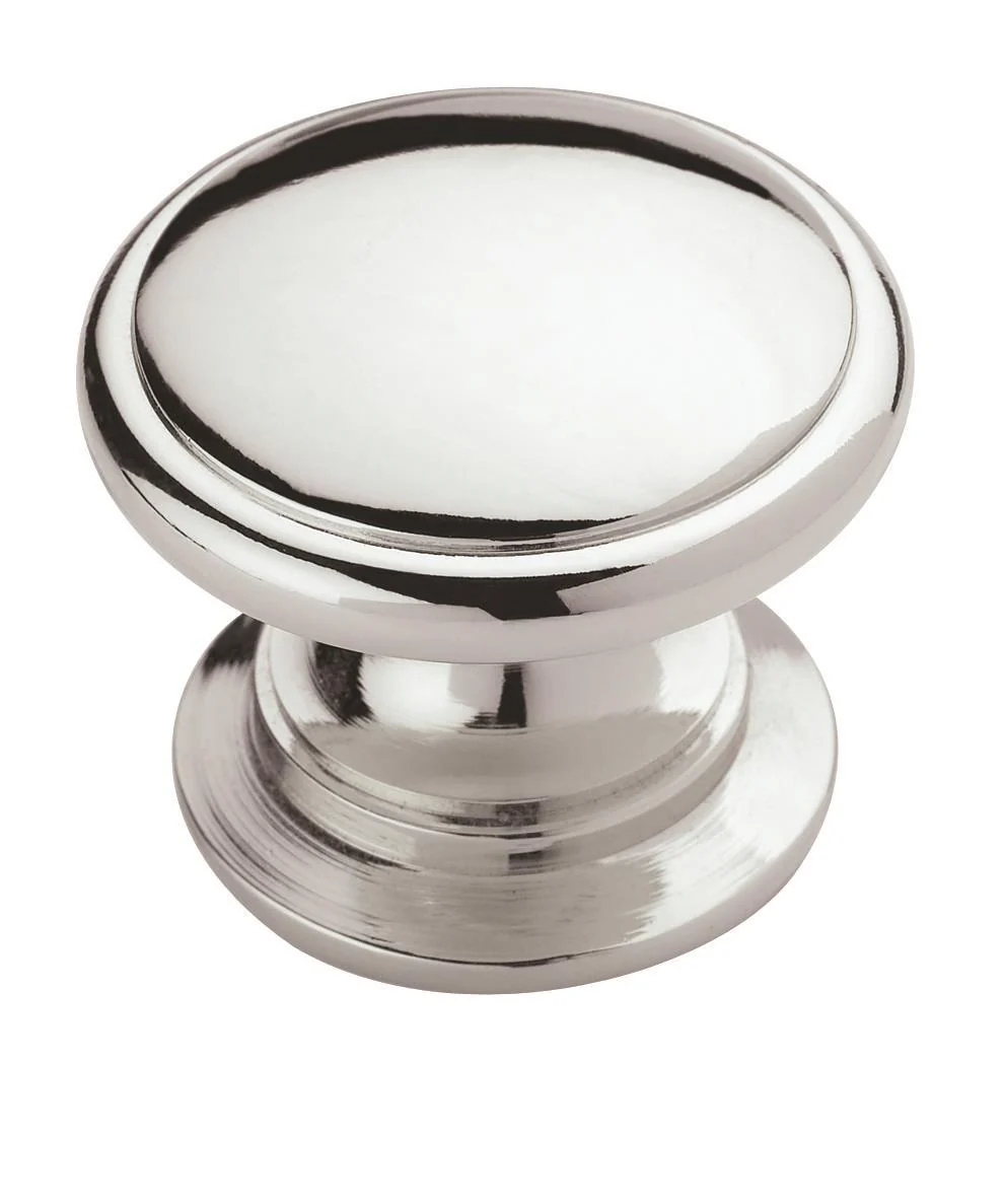 Amerock Ravino Knob 1-1/4" Diameter, Polished Chrome