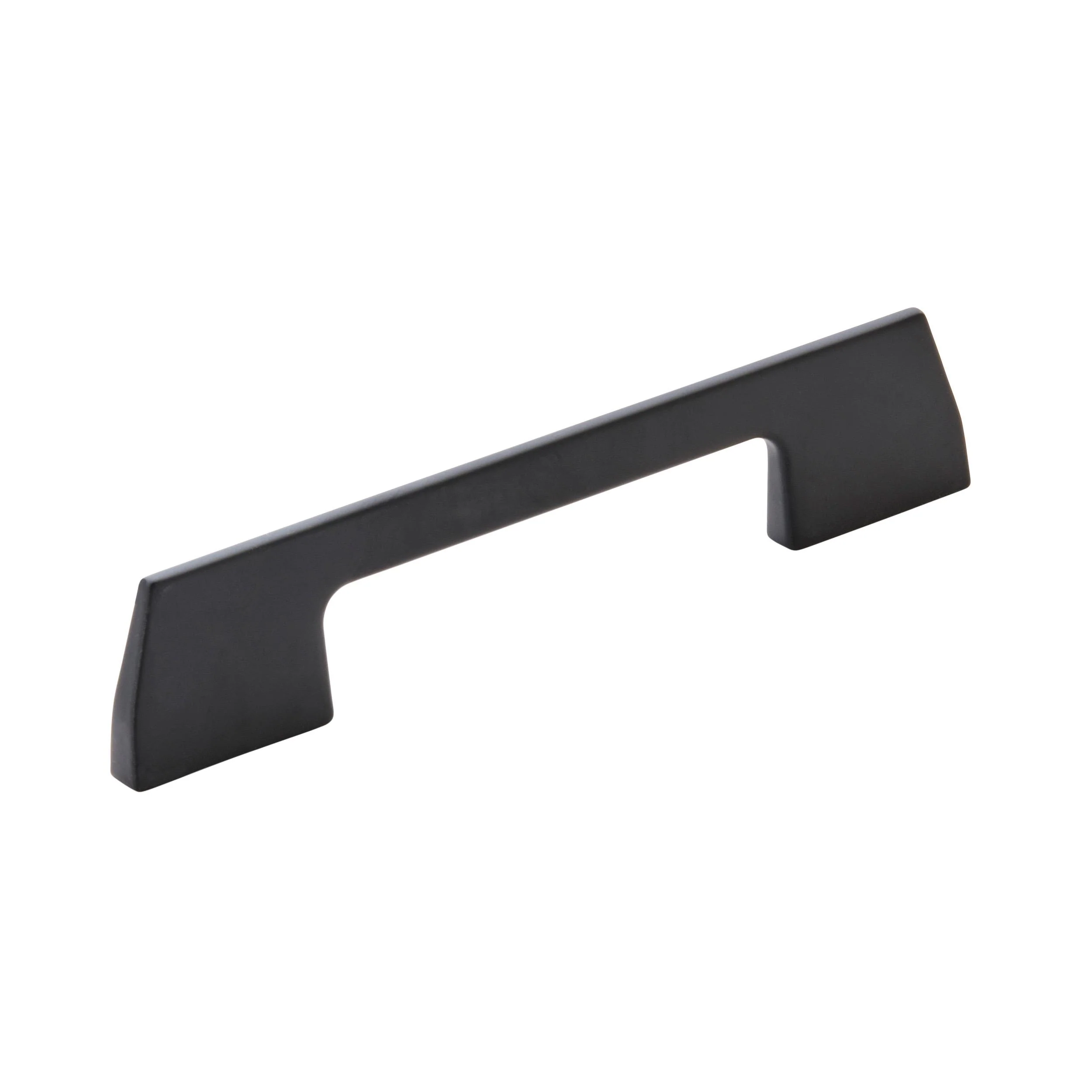 Amerock Angle Pull Matte Black 3-3/4″ Center to Center