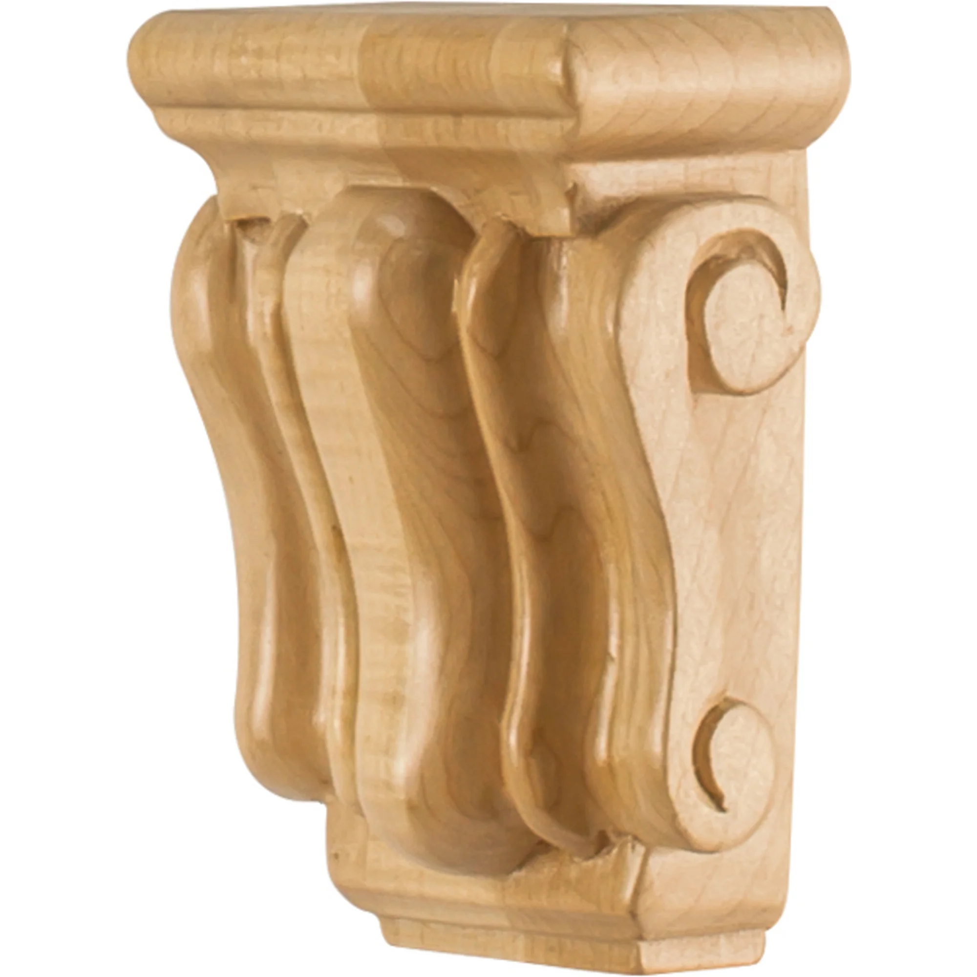 Hardware Resources Mini Scrolled Corbel Cherry 4-1/4" Length