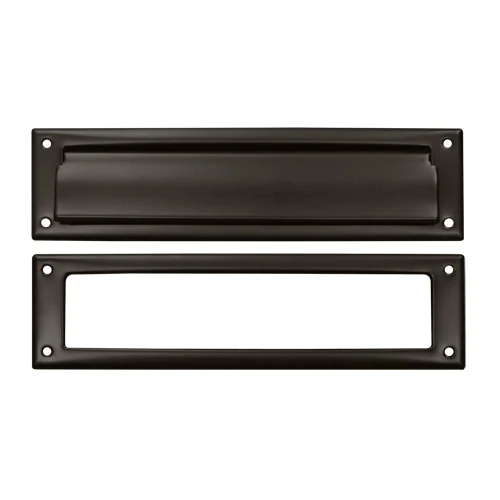 Deltana Mail Slot 13-1/8″ With Interior Frame, Oil Rubbed Bronze