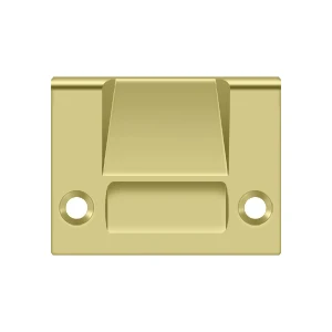 Deltana Heavy Duty Full Lip Strike For RCA430, Polished Brass