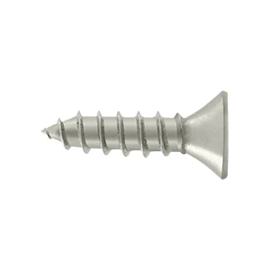 Deltana #10 Steel Wood Screw 3/4″ Length Satin Nickel