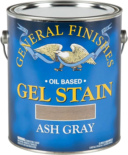 General Finishes Gel Stain, Ash Gray, Gallon
