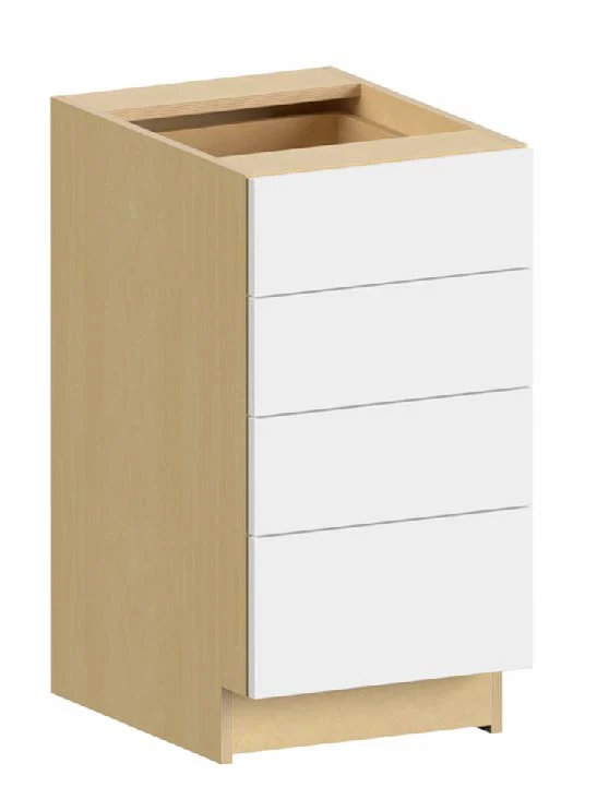 Base 4 Drawer 12 W X 34-1/2 H X 24 D – Ovela Catalina by Fabuwood