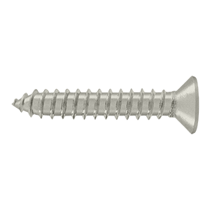 Deltana #12 Solid Brass Wood Screw 1-1/4″ Length Satin Nickel